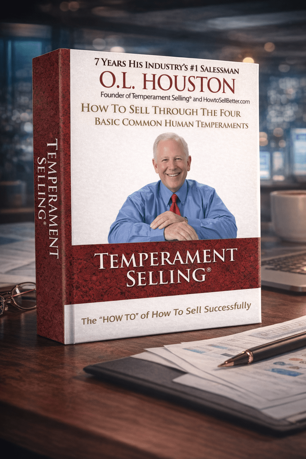 Temperament Selling book on desk